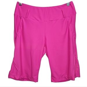 SwingDish Golf Shorts Jocelyn Bermuda Long Sporty Summer Pink Small* Tennis